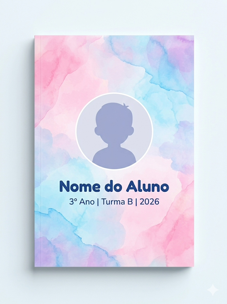 Capa Caderno A4 Personalizada